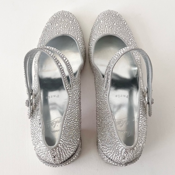 CHRISTIAN LOUBOUTIN | Miss Jane Strass Crystal Embellished Bridal Wedding Pump - Picture 7 of 16